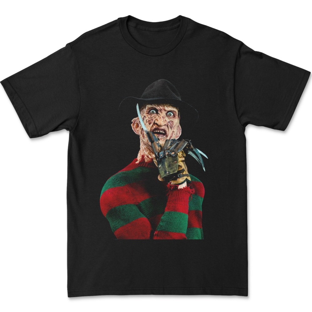 Black Fre.ddy Krue.ger Graphic T-Shirt